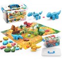 WOOPIE Zestaw Konstrukcyjny 2w1 Gra Planszowa Dinozaury + Kostka 46 el. Woopie WOOPIE Zestaw Konstrukcyjny 2w1 Gra Planszowa Dinozaury + Kostka 46 el. Woopie