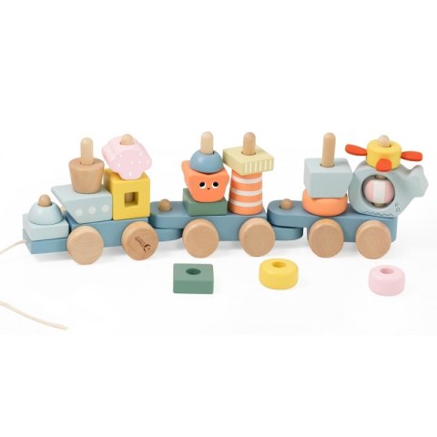 CLASSIC WORLD Montessori Kolejka Ocean Drewniana Układanka Classic World CLASSIC WORLD Montessori Kolejka Ocean Drewniana Układanka Classic World