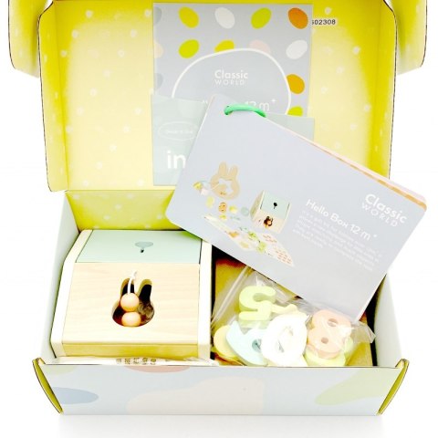 CLASSIC WORLD Pastelowy Zestaw dla Niemowląt Box Pierwsze Zabawki do Nauki od 12 do 18 miesiąca Classic World CLASSIC WORLD Pastelowy Zestaw dla Niemowląt Box Pierwsze Zabawki do Nauki od 12 do 18 miesiąca Classic World