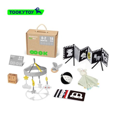 TOOKY TOY Box Pudełko XXL Montessori Edukacyjne 7w1 Sensoryczne 0-2 Mies Tooky Toy TOOKY TOY Box Pudełko XXL Montessori Edukacyjne 7w1 Sensoryczne 0-2 Mies Tooky Toy