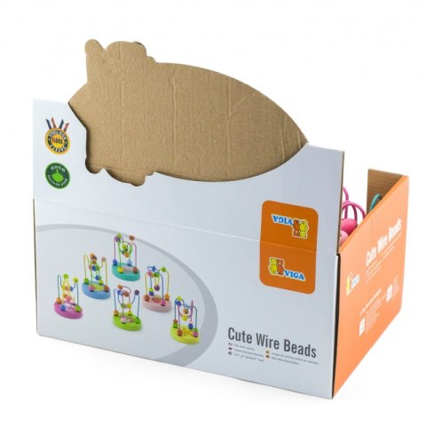 VIGA Drewniany Poręczny Labirynt Przeplatanka Pętla Motoryczna 1szt Viga Toys VIGA Drewniany Poręczny Labirynt Przeplatanka Pętla Motoryczna 1szt Viga Toys