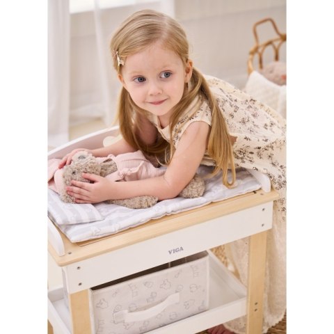 VIGA Drewniany Przewijak 2w1 Wanienka dla Lalek Viga Toys VIGA Drewniany Przewijak 2w1 Wanienka dla Lalek Viga Toys