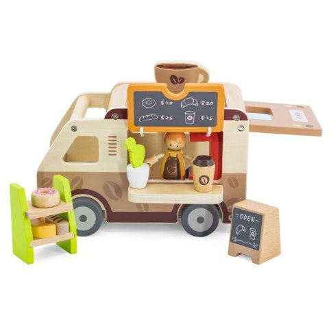 VIGA Food truck Drewniane Auto Kawiarnia Cukiernia Viga Toys VIGA Food truck Drewniane Auto Kawiarnia Cukiernia Viga Toys