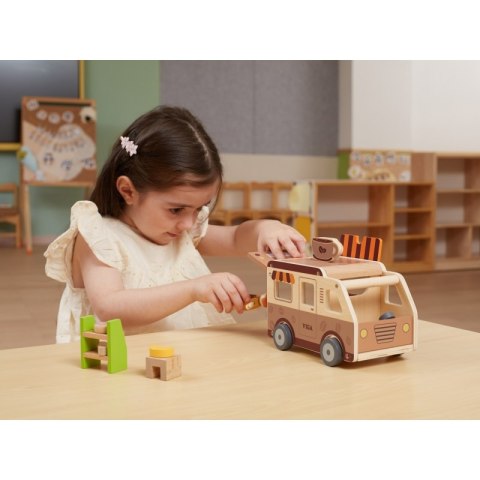 VIGA Food truck Drewniane Auto Kawiarnia Cukiernia Viga Toys VIGA Food truck Drewniane Auto Kawiarnia Cukiernia Viga Toys