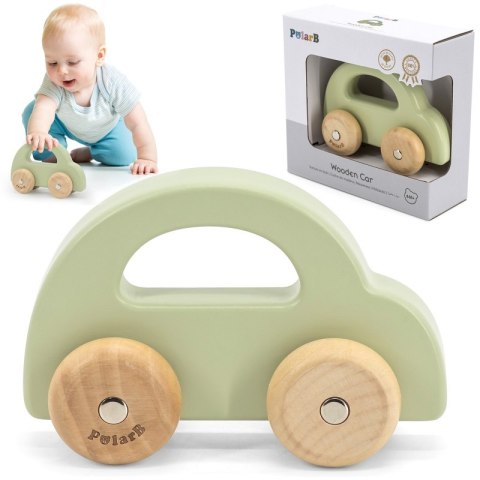 VIGA PolarB Drewniany Samochodzik do Pchania Zielony Viga Toys VIGA PolarB Drewniany Samochodzik do Pchania Zielony Viga Toys