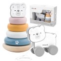 VIGA PolarB Zestaw Miś Polarny Drewniana Piramidka + Miś Polarny do Ciągnięcia Viga Toys VIGA PolarB Zestaw Miś Polarny Drewniana Piramidka + Miś Polarny do Ciągnięcia Viga Toys