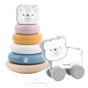 VIGA PolarB Zestaw Miś Polarny Drewniana Piramidka + Miś Polarny do Ciągnięcia Viga Toys VIGA PolarB Zestaw Miś Polarny Drewniana Piramidka + Miś Polarny do Ciągnięcia Viga Toys