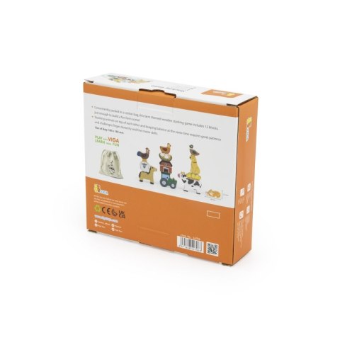 VIGA Układanka w Stosy Farma Zwierzęta Viga Toys VIGA Układanka w Stosy Farma Zwierzęta Viga Toys