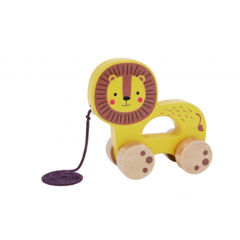 TOOKY TOY Lew do Ciągnięcia Drewniany Tooky Toy TOOKY TOY Lew do Ciągnięcia Drewniany Tooky Toy
