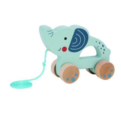 TOOKY TOY Słonik do Ciągnięcia Drewniany Tooky Toy TOOKY TOY Słonik do Ciągnięcia Drewniany Tooky Toy