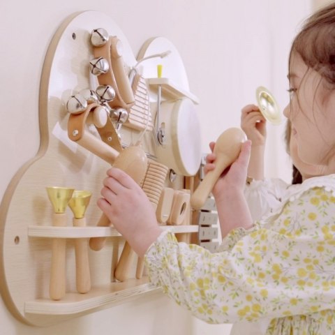 VIGA Drewniana Tablica Muzyczna Zestaw 12 Instrumentów Perkusyjnych Viga Toys VIGA Drewniana Tablica Muzyczna Zestaw 12 Instrumentów Perkusyjnych Viga Toys