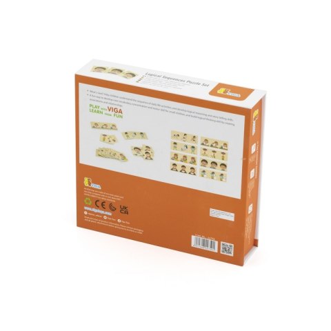 VIGA Drewniana Układanka Puzzle Dopasuj Czynności Dzieci Viga Toys VIGA Drewniana Układanka Puzzle Dopasuj Czynności Dzieci Viga Toys