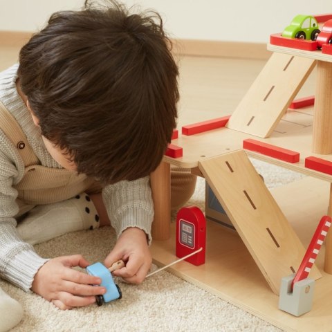 VIGA Drewniany Parking dla Samochodzików z Windą 4 Autka Helikopter Viga Toys VIGA Drewniany Parking dla Samochodzików z Windą 4 Autka Helikopter Viga Toys