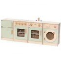 VIGA PolarB Drewniany Zestaw Kuchenny XL Pralka Kuchenka Zmywarka - Zielony Viga Toys VIGA PolarB Drewniany Zestaw Kuchenny XL Pralka Kuchenka Zmywarka - Zielony Viga Toys