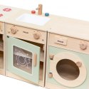 VIGA PolarB Drewniany Zestaw Kuchenny XL Pralka Kuchenka Zmywarka - Zielony Viga Toys VIGA PolarB Drewniany Zestaw Kuchenny XL Pralka Kuchenka Zmywarka - Zielony Viga Toys