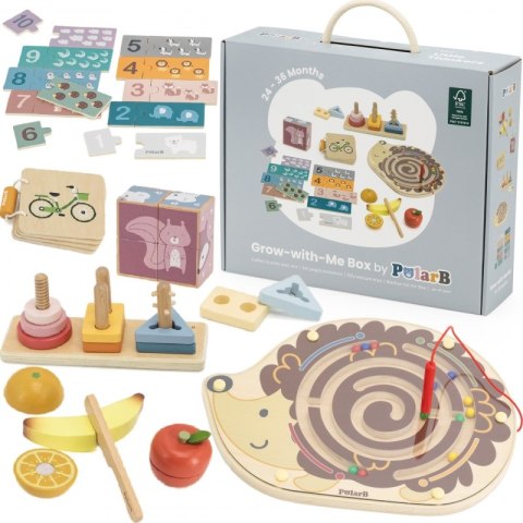 VIGA Zestaw Zabawek Edukacyjnych Pudełko Box od 24 miesiąca do 36 miesiąca Viga Toys VIGA Zestaw Zabawek Edukacyjnych Pudełko Box od 24 miesiąca do 36 miesiąca Viga Toys