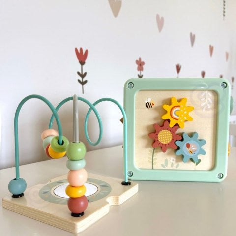 WOOPIE GREEN Drewniana Kostka Aktywności Multifunkcyjna Edukacyjna Sorter Woopie Let's Go Green WOOPIE GREEN Drewniana Kostka Aktywności Multifunkcyjna Edukacyjna Sorter Woopie Let's Go Green
