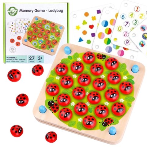 WOOPIE GREEN Memory Drewniana Gra Pamięciowa Edukacyjna Układanka Biedronka Woopie Let's Go Green WOOPIE GREEN Memory Drewniana Gra Pamięciowa Edukacyjna Układanka Biedronka Woopie Let's Go Green