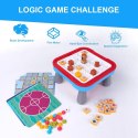 WOOPIE Stolik Gier Planszowych Logicznych 65 el. Zestaw 10w1 Woopie WOOPIE Stolik Gier Planszowych Logicznych 65 el. Zestaw 10w1 Woopie