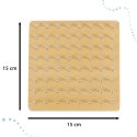 Geoboard geoplan drewniana układanka tworzenie kształtów z gumek Kik sp. z o.o. sp. k.