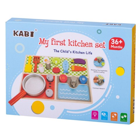 Kuchnia zestaw kuchenny drewniany dla dzieci kuchenka zlew blat kuchenny Kik sp. z o.o. sp. k. Kuchnia zestaw kuchenny drewniany dla dzieci kuchenka zlew blat kuchenny Kik sp. z o.o. sp. k.