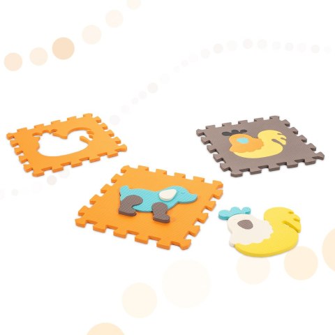 Mata edukacyjna piankowa puzzle zwierzątka kolorowa 114 x 114 cm 25 elementów Kik sp. z o.o. sp. k. Mata edukacyjna piankowa puzzle zwierzątka kolorowa 114 x 114 cm 25 elementów Kik sp. z o.o. sp. k.