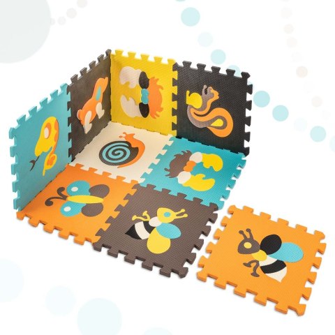 Mata edukacyjna piankowa puzzle zwierzątka kolorowa 85 x 85 cm 9 elementów Kik sp. z o.o. sp. k. Mata edukacyjna piankowa puzzle zwierzątka kolorowa 85 x 85 cm 9 elementów Kik sp. z o.o. sp. k.