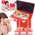 CLASSIC WORLD Drewniana Kuchnia 2w1 Grill + Kuchenka dla Dzieci 22el. Classic World