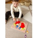 TOOKY TOY Edukacyjna Drewniana Układanka Stopy Nauka Liczenia i Kolorów Tooky Toy TOOKY TOY Edukacyjna Drewniana Układanka Stopy Nauka Liczenia i Kolorów Tooky Toy