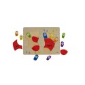 TOOKY TOY Edukacyjna Drewniana Układanka Stopy Nauka Liczenia i Kolorów Tooky Toy TOOKY TOY Edukacyjna Drewniana Układanka Stopy Nauka Liczenia i Kolorów Tooky Toy