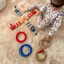 Tooky Toy Drewniana Gra Fun Serso Zręcznościowa Ring Cross Tooky Toy Tooky Toy Drewniana Gra Fun Serso Zręcznościowa Ring Cross Tooky Toy