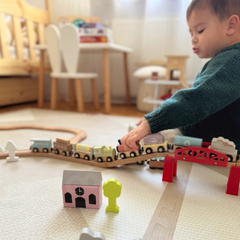 Tooky Toy Drewniane Pojazdy Wagoniki na Magnes Tooky Toy Tooky Toy Drewniane Pojazdy Wagoniki na Magnes Tooky Toy