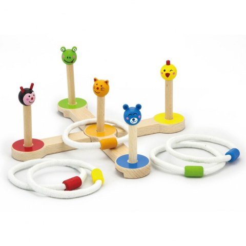 VIGA Drewniana Gra zręcznościowa Krzyżak Rzut do celu Zwierzątka Viga Toys VIGA Drewniana Gra zręcznościowa Krzyżak Rzut do celu Zwierzątka Viga Toys