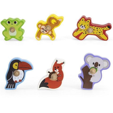 VIGA Drewniana Zjeżdżalnia dla Zwierzątek Dżungla 7 el. Viga Toys VIGA Drewniana Zjeżdżalnia dla Zwierzątek Dżungla 7 el. Viga Toys