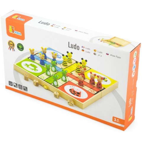 VIGA Drewniana gra Ludo Chińczyk Viga Toys VIGA Drewniana gra Ludo Chińczyk Viga Toys