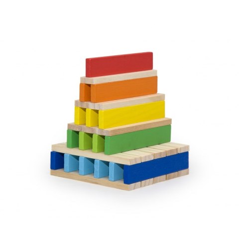VIGA Drewniane Klocki konstrukcyjne Budynki Viga Toys VIGA Drewniane Klocki konstrukcyjne Budynki Viga Toys