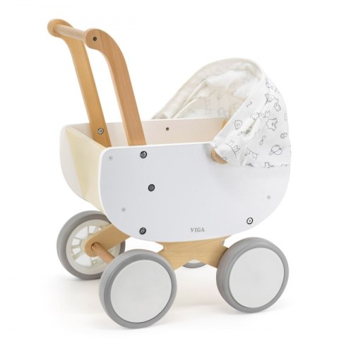 VIGA Drewniany Wózek dla Lalek z Gondolą Viga Toys VIGA Drewniany Wózek dla Lalek z Gondolą Viga Toys