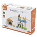 VIGA Zwierzęta Domowe Drewniany Plac Zabaw Zestaw Viga Toys