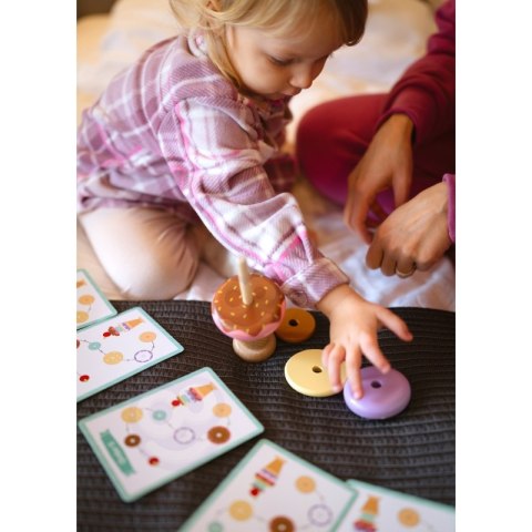 WOOPIE GREEN Drewniane Lody Układanka Montessori Cukiernia 12 el. FSC Woopie Let's Go Green WOOPIE GREEN Drewniane Lody Układanka Montessori Cukiernia 12 el. FSC Woopie Let's Go Green