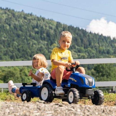 FALK Traktor na Pedały New Holland Duży z Przyczepką + Otwierana Maska od 2 lat FALK FALK Traktor na Pedały New Holland Duży z Przyczepką + Otwierana Maska od 2 lat FALK