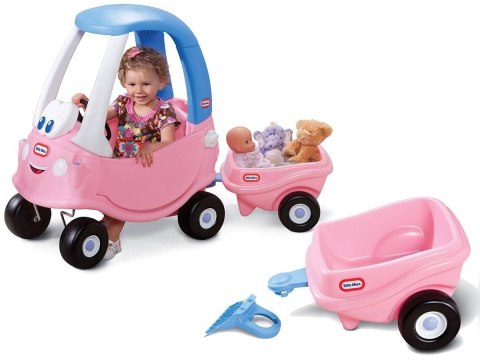Little Tikes Princess Cozy Coupe® Trailer Przyczepka 621451 Różowa Little Tikes Little Tikes Princess Cozy Coupe® Trailer Przyczepka 621451 Różowa Little Tikes