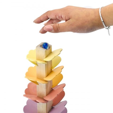 Tooky Toy Drewniana Kolorowa Wieża Wirująca dla Dzieci Tooky Toy Tooky Toy Drewniana Kolorowa Wieża Wirująca dla Dzieci Tooky Toy
