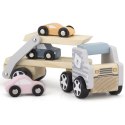 VIGA PolarB Drewniana laweta z samochodzikami Montessori Viga Toys VIGA PolarB Drewniana laweta z samochodzikami Montessori Viga Toys