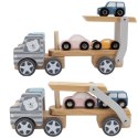 VIGA PolarB Drewniana laweta z samochodzikami Montessori Viga Toys VIGA PolarB Drewniana laweta z samochodzikami Montessori Viga Toys