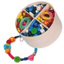 VIGA Zestaw Drewniane Koraliki do nawlekania 608 Elementów Pudełko Viga Toys VIGA Zestaw Drewniane Koraliki do nawlekania 608 Elementów Pudełko Viga Toys