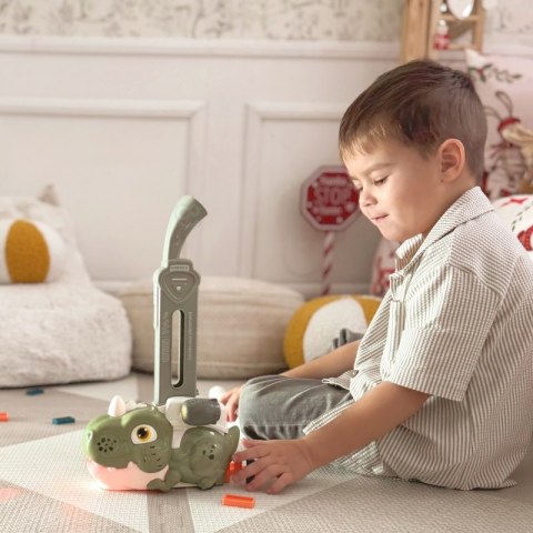 WOOPIE Elektryczna Ciuchcia Lokomotywa do Klocków Domino Dinozaur Pomarańczowy - 3szt. Woopie WOOPIE Elektryczna Ciuchcia Lokomotywa do Klocków Domino Dinozaur Pomarańczowy - 3szt. Woopie