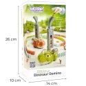 WOOPIE Elektryczna Ciuchcia Lokomotywa do Klocków Domino Dinozaur Pomarańczowy - 3szt. Woopie WOOPIE Elektryczna Ciuchcia Lokomotywa do Klocków Domino Dinozaur Pomarańczowy - 3szt. Woopie