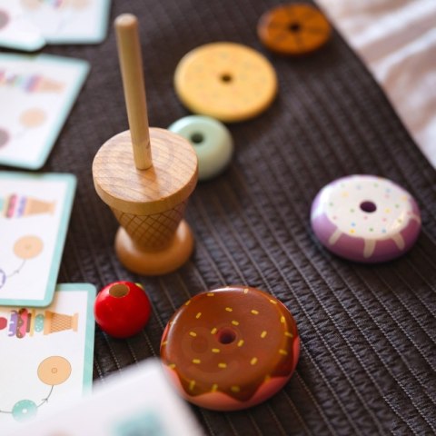 WOOPIE GREEN Drewniane Lody Układanka Montessori Cukiernia 12 el. FSC Woopie Let's Go Green WOOPIE GREEN Drewniane Lody Układanka Montessori Cukiernia 12 el. FSC Woopie Let's Go Green