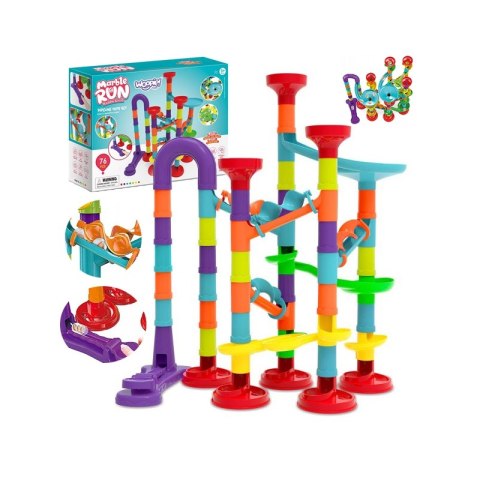 WOOPIE Kulodrom Tor Kulkowy Zestaw Spirala 76 el. Woopie WOOPIE Kulodrom Tor Kulkowy Zestaw Spirala 76 el. Woopie