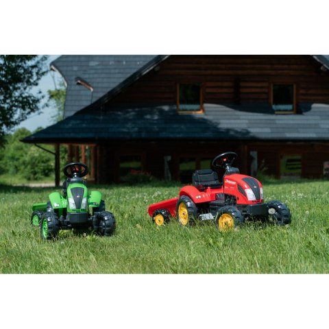FALK Country Farmer Traktorek na Pedały z Przyczepką Zielony 2-5 lat FALK FALK Country Farmer Traktorek na Pedały z Przyczepką Zielony 2-5 lat FALK